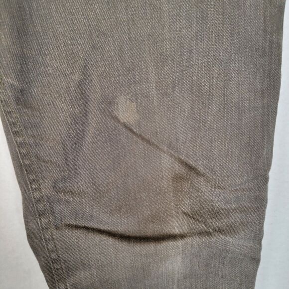 Acne Mens Ace Nelson Khaki Jeans Size 34 Green Mid Rise Straight Quiet Luxury - Picture 4 of 8